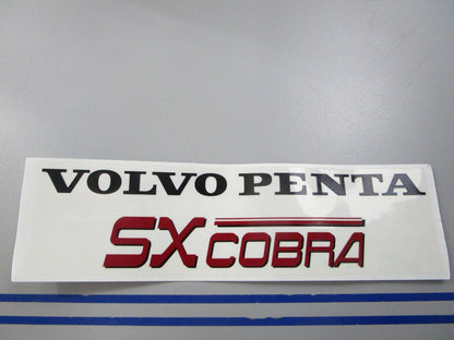 NEW OEM 3855644 Volvo Penta SX Cobra Decal 0810