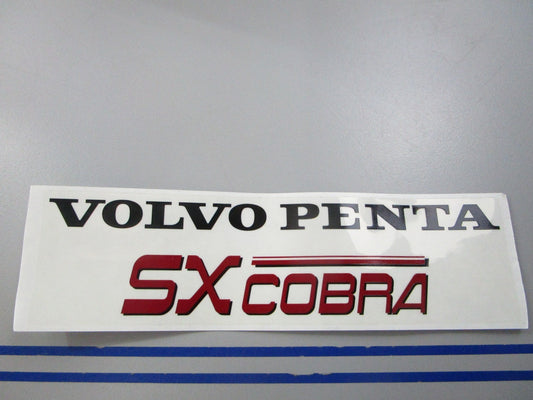 NEW OEM 3855644 Volvo Penta SX Cobra Decal 0810