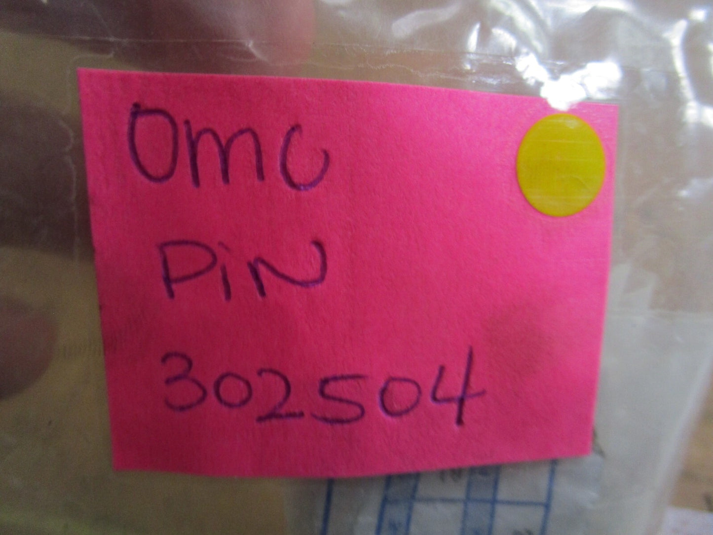 *NEW OEM* (LOT OF 5) 0750 OMC Johnson Evinrude PIN 302504 0302504