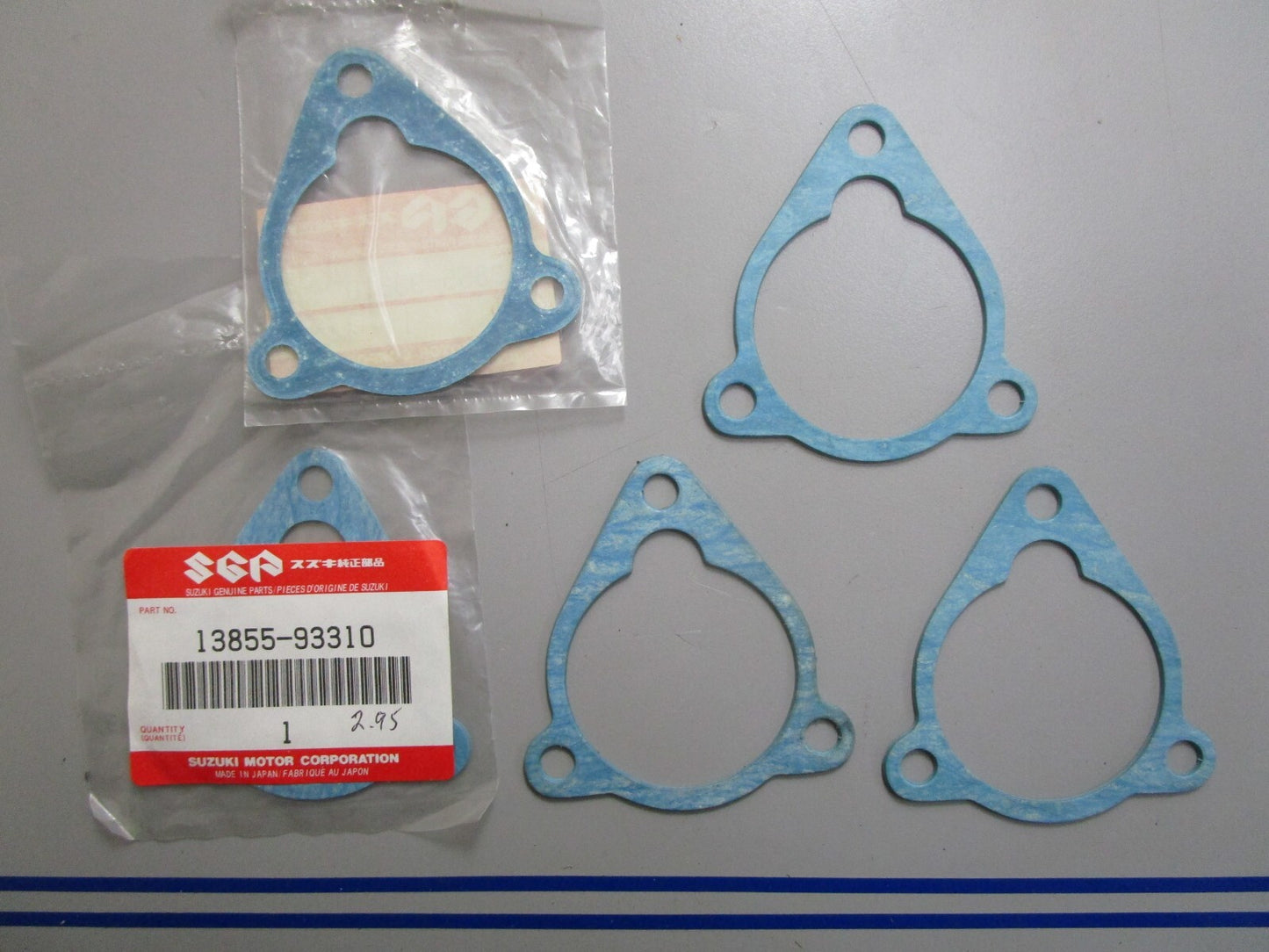 *NEW OEM* (LOT OF 5) 0810 Suzuki Silencer Gasket 13855-93310