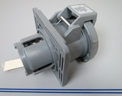 *NEW* 0720 Hubbell 125/250 VAC 100amp 4 Pin Inlet Receptacle M4100B12R