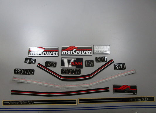 *NEW OEM* 0810 Mercury Quicksilver SSM Decal Set 37-14489A90