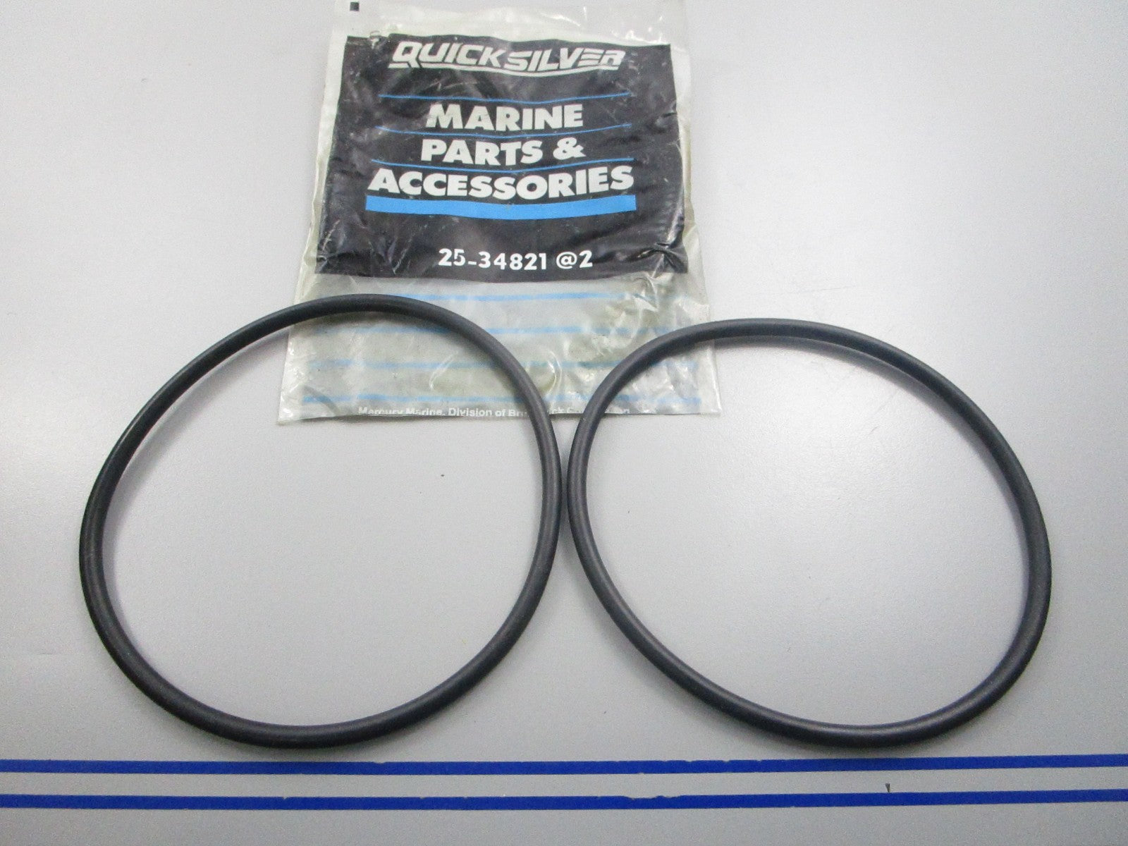 NEW OEM (LOT OF 2) 25-34821 Mercury Quicksilver O-Ring 0810
