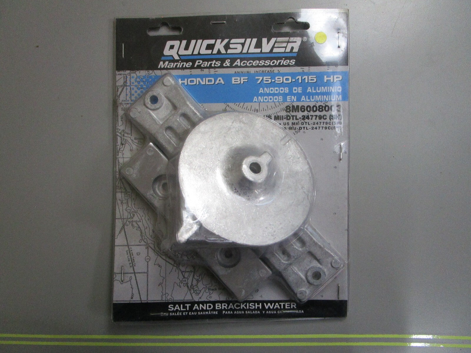 *NEW OEM* 0820 Mercury Quicksilver Aluminum Anode 8M6008003
