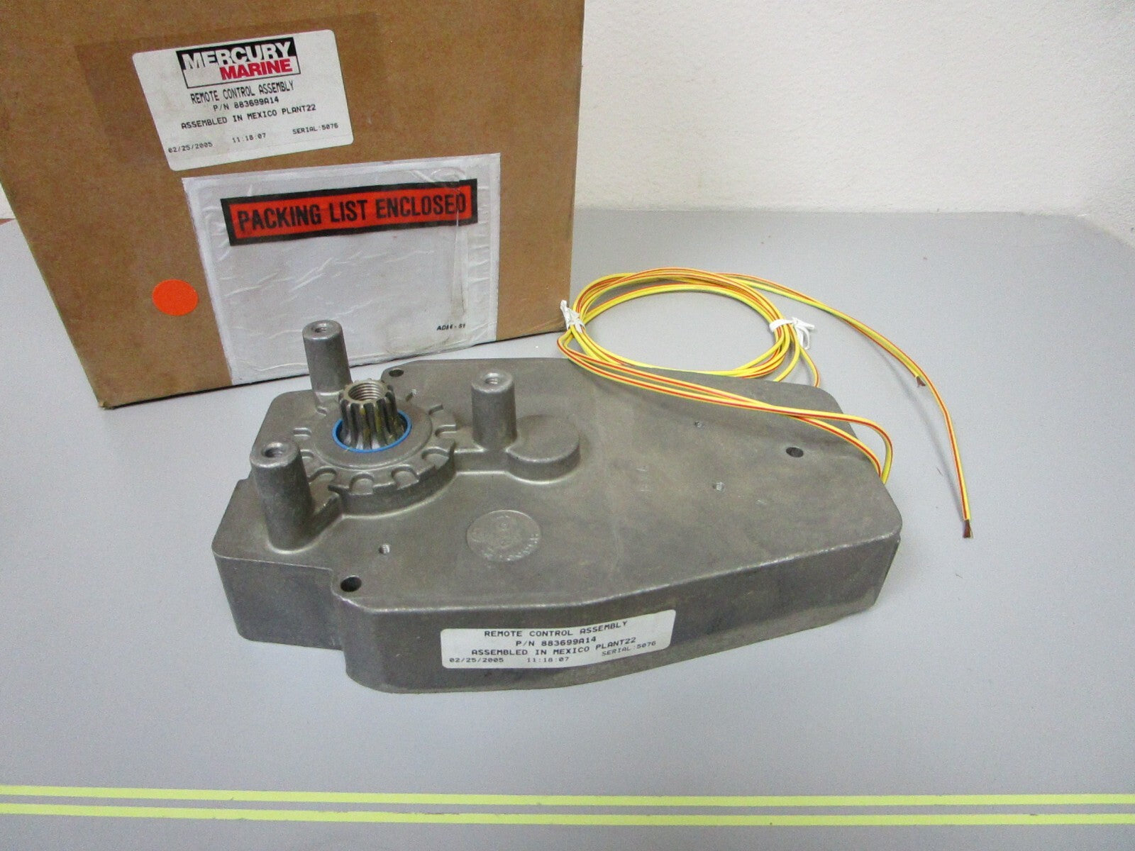 *NEW OEM* 0720 Mercury Quicksilver Remote Control Box Assembly 883699A14