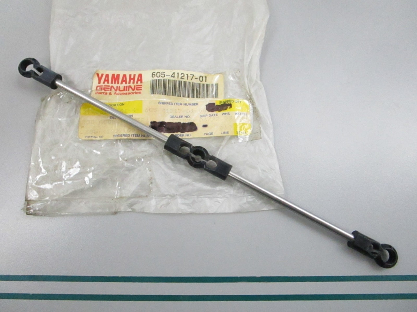 NEW OEM 6G5-41217-01-00 Yamaha Accelerator Lever Rod 0810