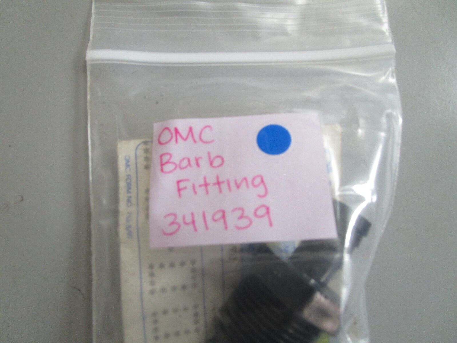 *NEW OEM* 0810 OMC Johnson Evinrude Barb Fitting 341939 0341939