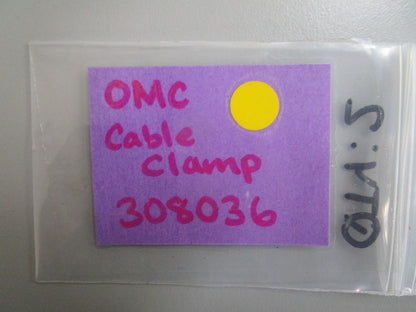 *NEW OEM* 0820 OMC Johnson Evinrude Cable Clamp 308036 0308036