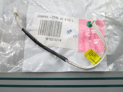 NEW OEM W10315814 Whirlpool Control Jumper 0810