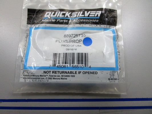 *NEW OEM* (LOT OF 5) 0810 Mercury Quicksilver Prop Plug 889725T35
