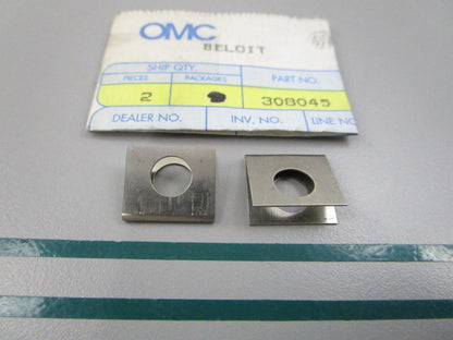 NEW OEM (LOT OF 2) 308045 0308045 OMC Johnson Evinrude Retainer 0810