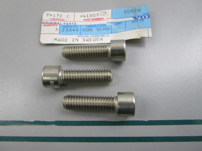 NEW OEM (LOT OF 3) 941807 Volvo Penta Hex Screw Socket 0810