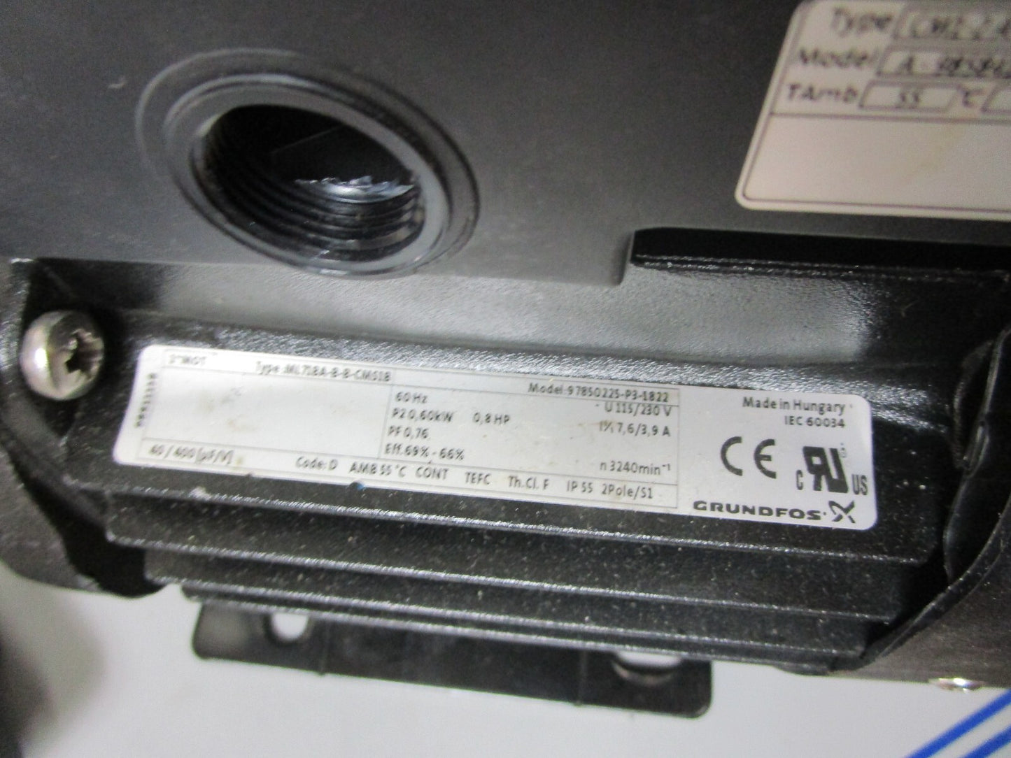 *NEW* 0720 Grundfos Multistage Centrifugal Pump 97850225 98584167