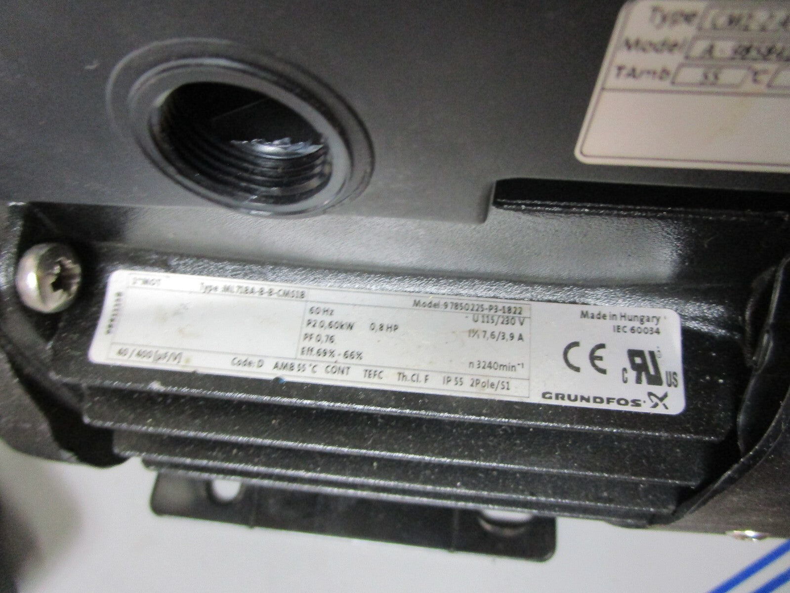 *NEW* 0720 Grundfos Multistage Centrifugal Pump 97850225 98584167
