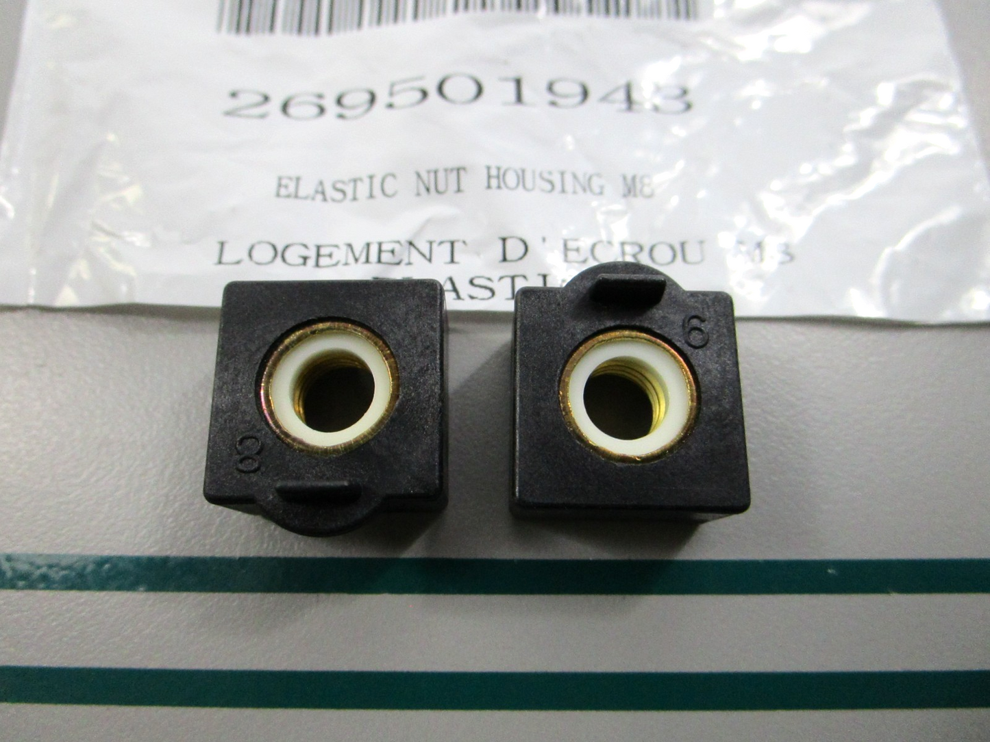 NEW OEM (LOT OF 2) 269501943 Can-Am Elastic Nut Housing 0810