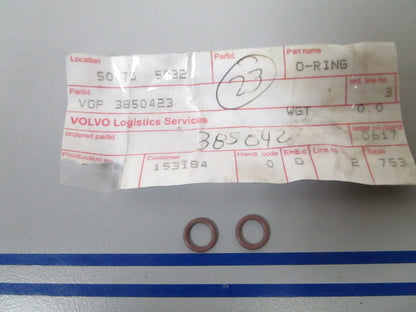 NEW OEM (LOT OF 2) 3850423 Volvo Penta O-Ring 0810