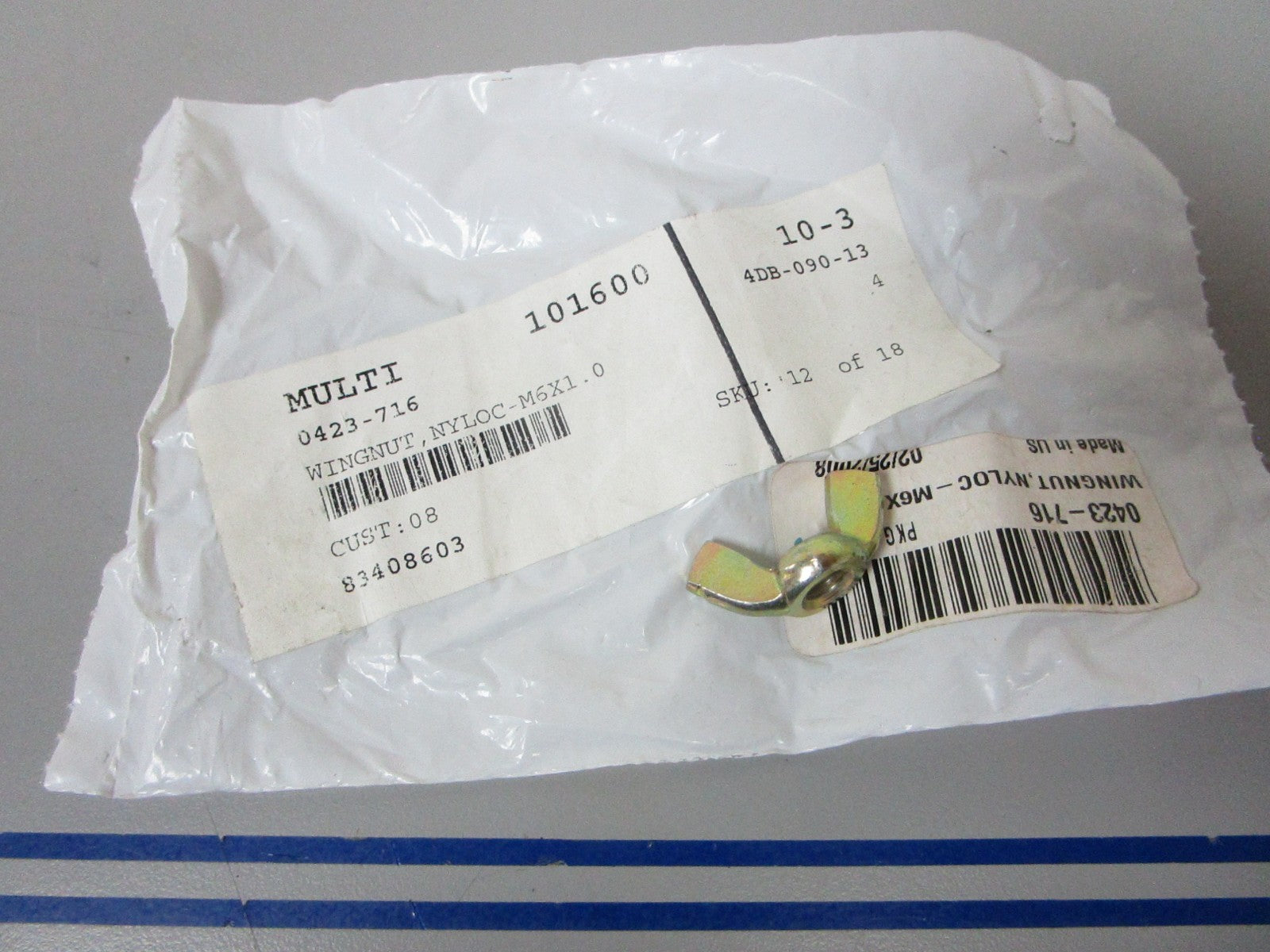 *NEW OEM* 0810 Arctic Cat Nyloc Wingnut 0423-716