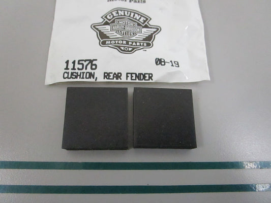 NEW OEM 11576 Harley Davidson 2 Rear Fender Cushion Set 0810