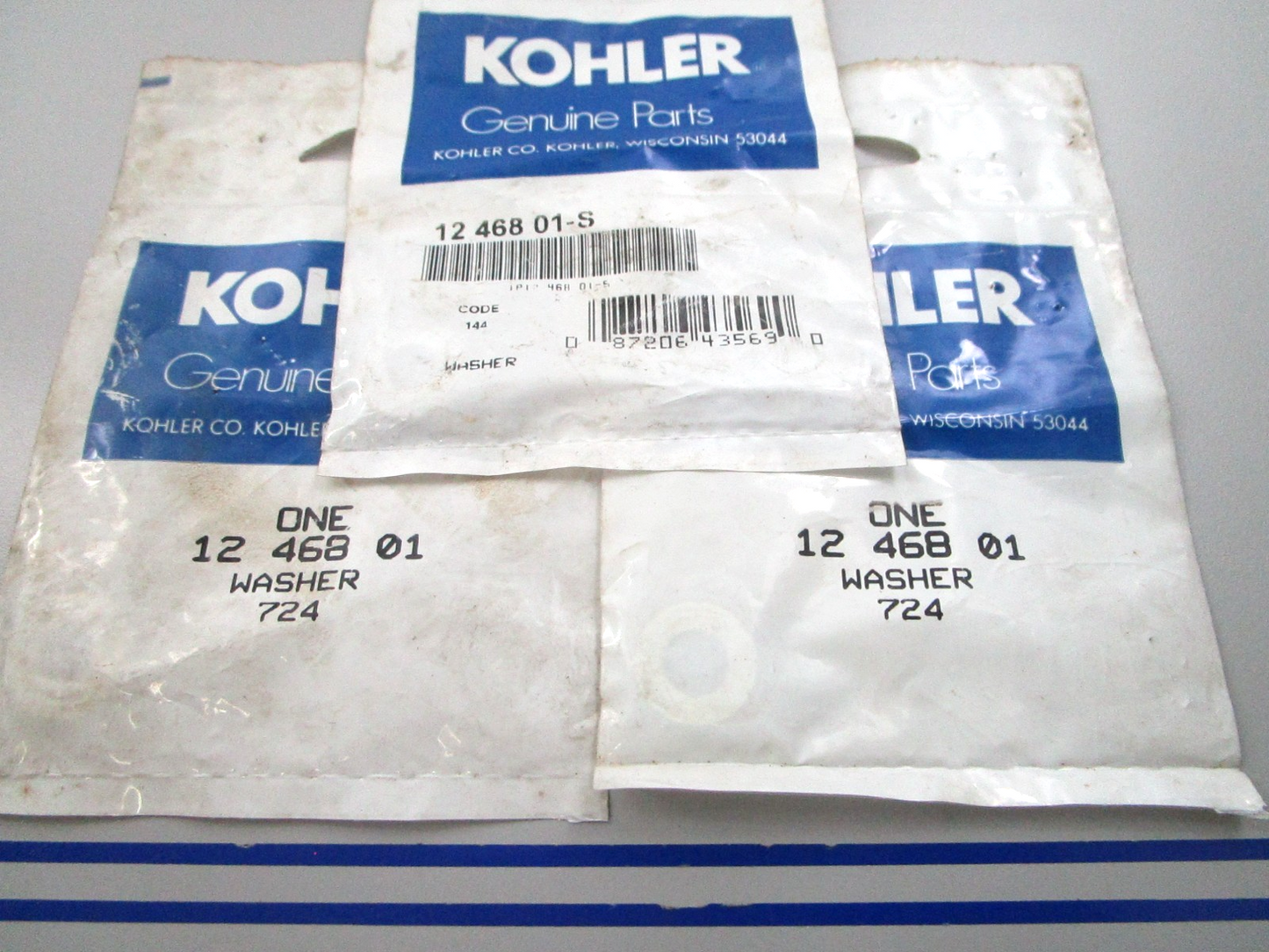 NEW OEM (LOT OF 3) Kohler Washer 12 468 01 0810