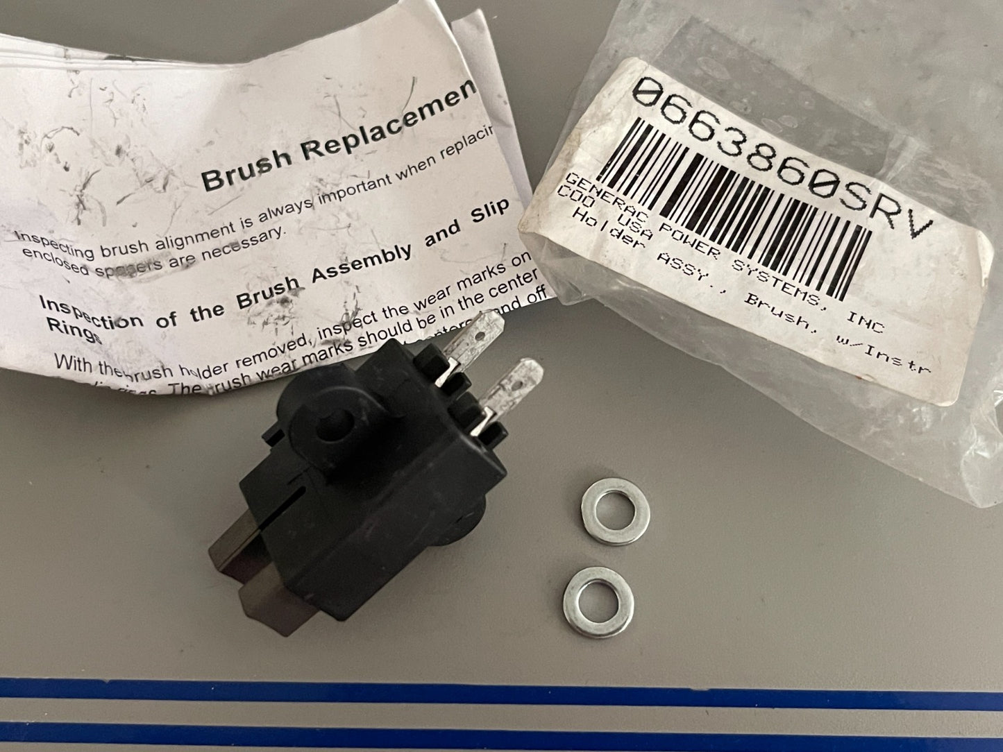 *NEW OEM* 0720 Generac Brush Holder 0663860SRV