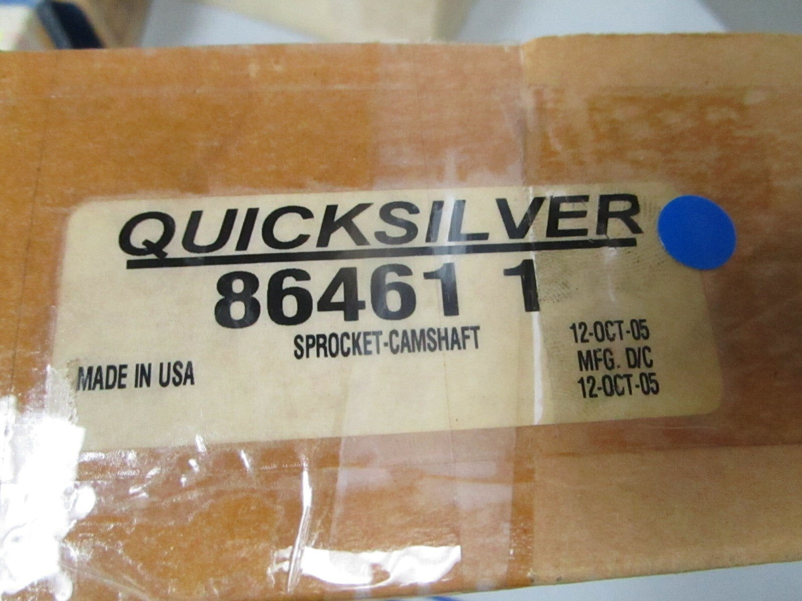 *NEW OEM* 0810 Mercury Quicksilver Camshaft Sprocket 86461 1