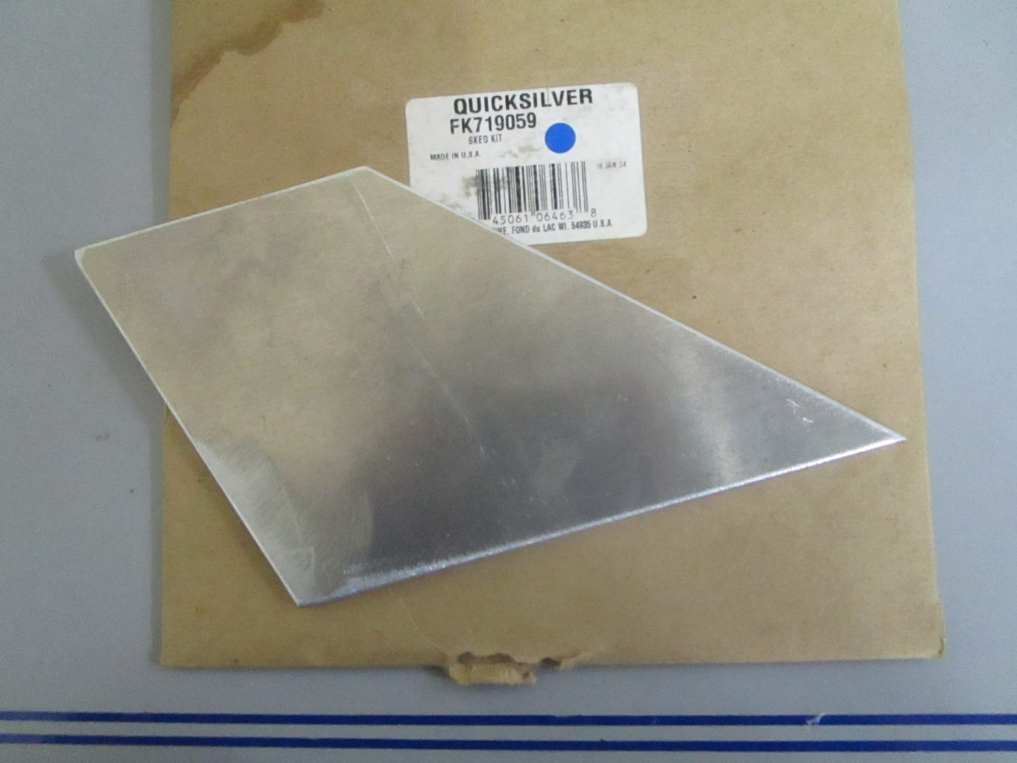 *NEW OEM* 0820 Mercury Quicksilver Skeg Kit FK719059