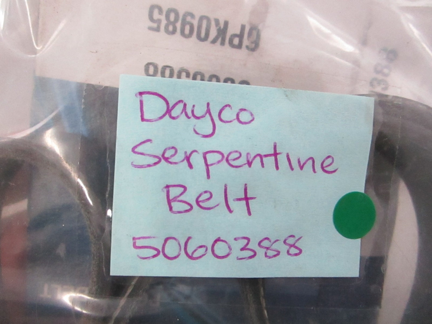 NEW 5060388 Dayco Serpentine Belt 0810