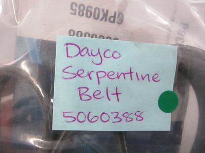 NEW 5060388 Dayco Serpentine Belt 0810
