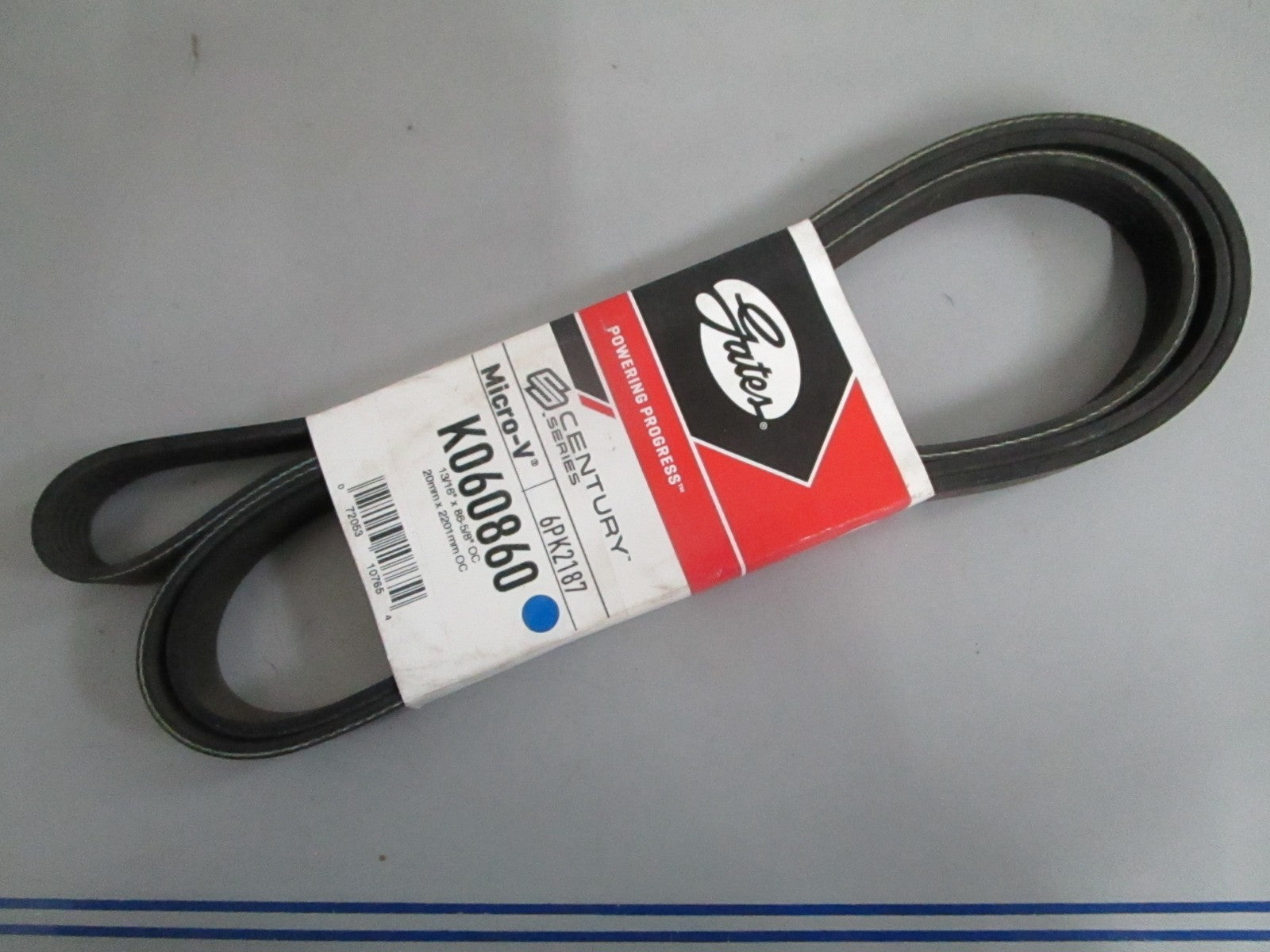 NEW K060860 Gates Century Series Micro-V Serpentine Belt 0820