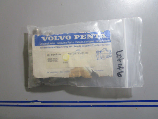 *NEW OEM* (LOT OF 6) 0810 Volvo Penta Spark Plug Set 876046-4 876046