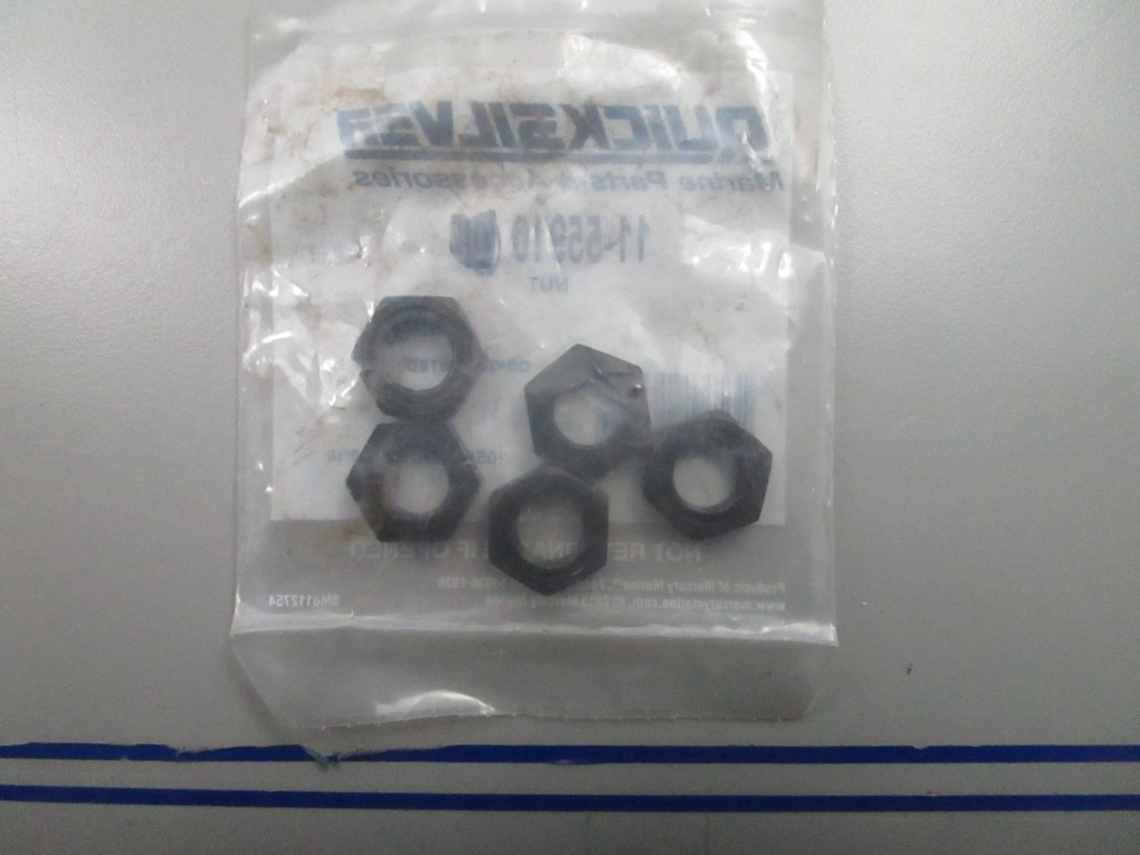 *NEW OEM* (LOT OF 5) 0810 Mercury Quicksilver Nut 11-55910