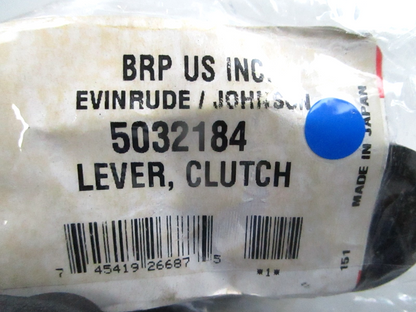 *NEW OEM* 0810 OMC Johnson Evinrude Clutch Lever 5032184