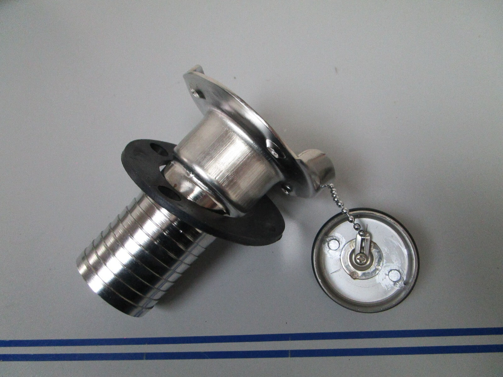 *NEW OEM* 0720 Attwood Gas Deck Fill & Cap 1 ½" Hose