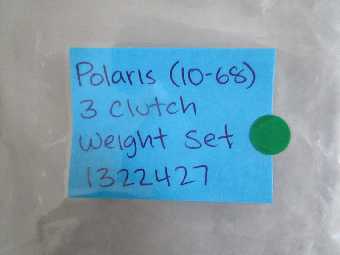 NEW OEM 1322427 Polaris (10-68) 3 Clutch Weight Set 0820
