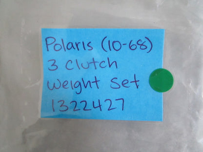 NEW OEM 1322427 Polaris (10-68) 3 Clutch Weight Set 0820
