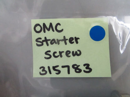 *NEW OEM* 0780 OMC Johnson Evinrude Starter Screw 315783 0315783