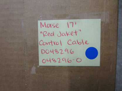 *NEW* 0820 Morse 17' "Red Jaket" Control Cable D048296 048296-0