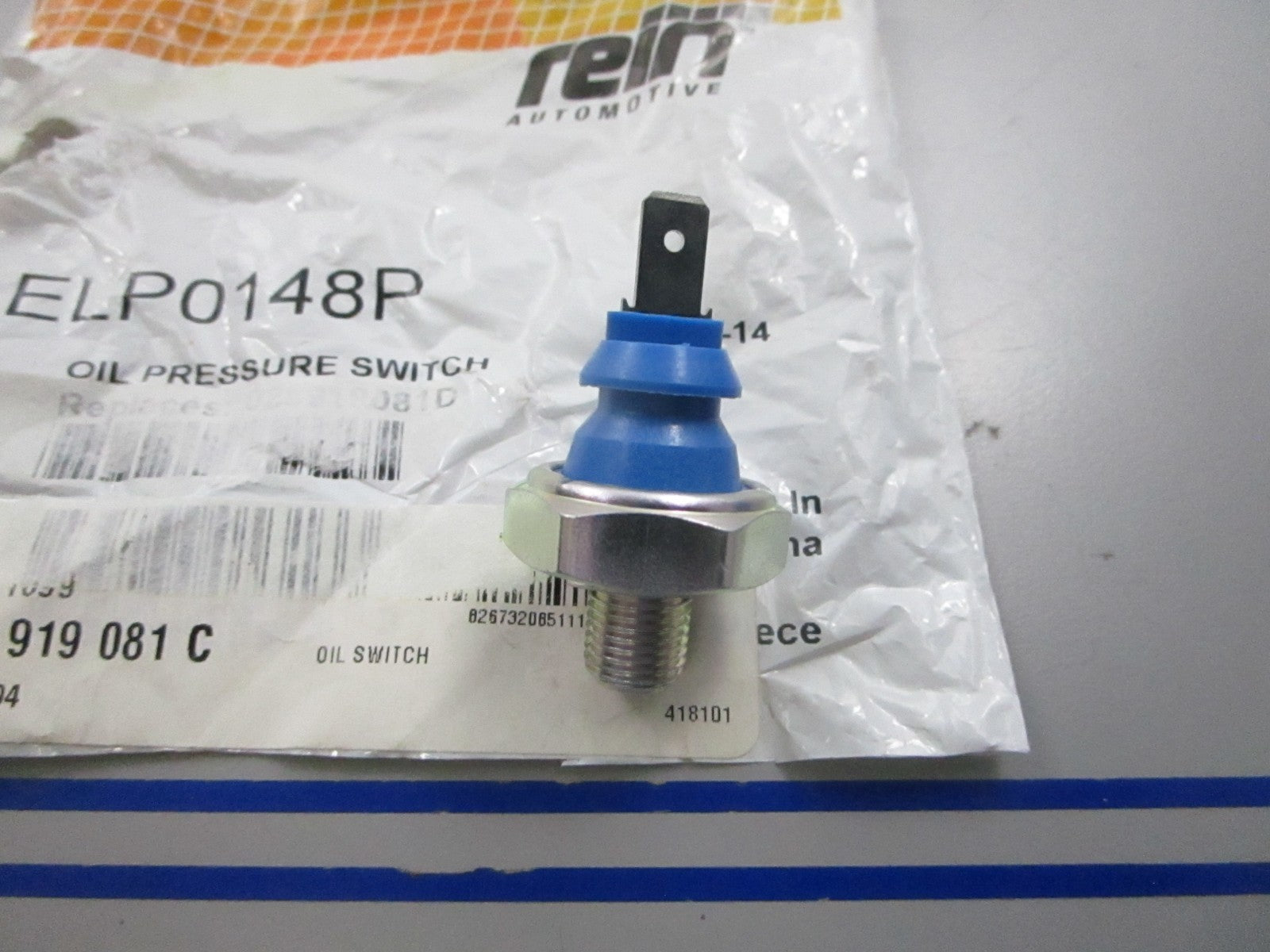 NEW ELP0148P Replaces: 028919081D REIN Oil Pressure Switch 0810