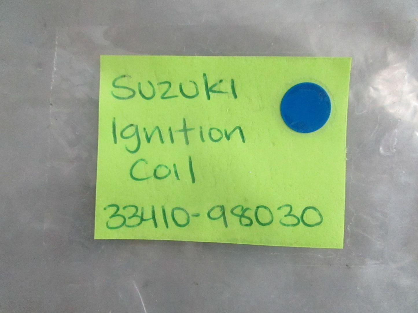 NEW OEM Suzuki 33410-98030 Ignition Coil 0820