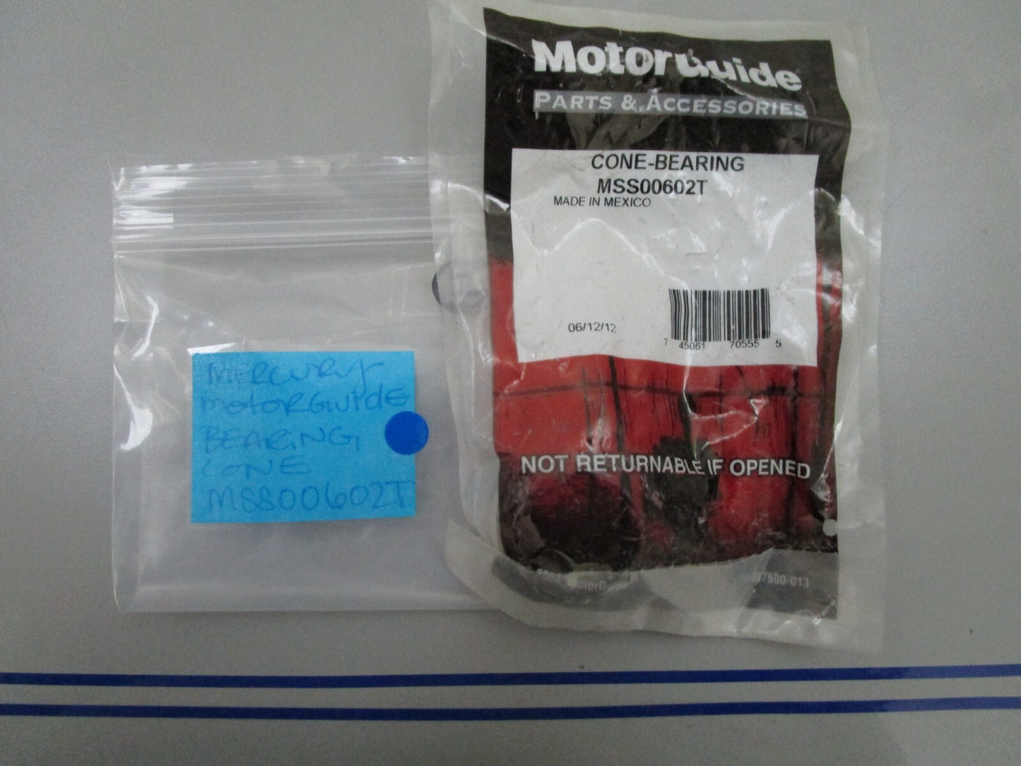 *NEW OEM* 0810 Mercury MotorGuide Bearing Cone MSS00602T
