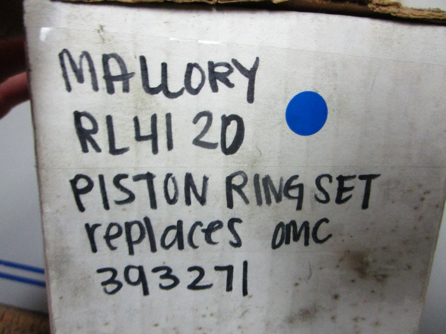 NEW RL4120 Replaces: OMC Evinrude 393271 Mallory STD Piston Kit 0720