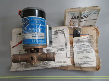 *NEW* 0820 Jabsco Commercial Duty Water Puppy 16360-1003