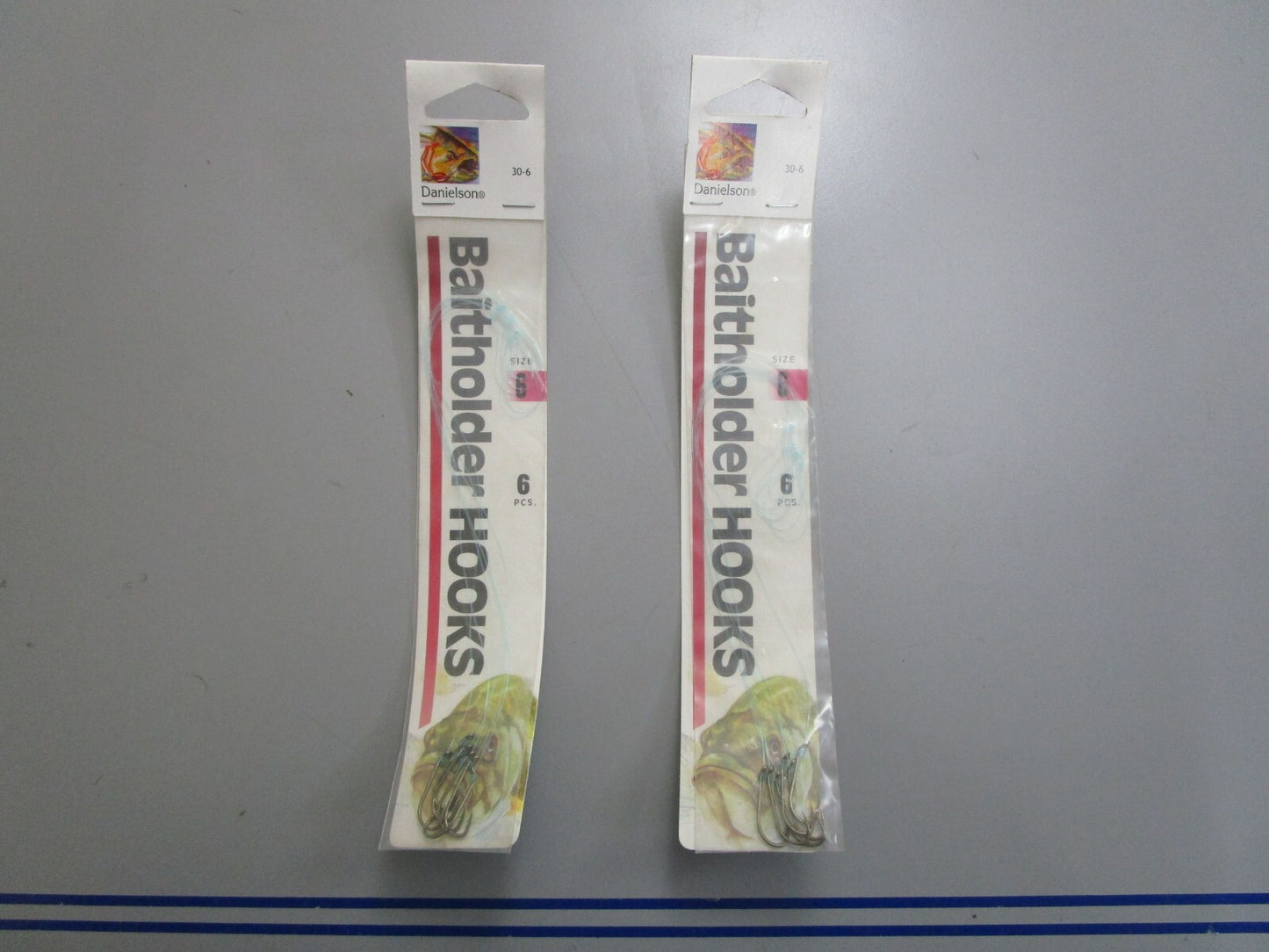 *NEW* (LOT OF 2) 0770 Danielson Size .6 Baitholder Hooks 30-6