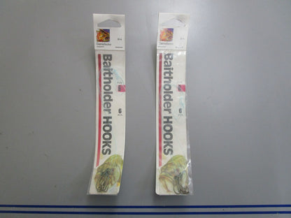 *NEW* (LOT OF 2) 0770 Danielson Size .6 Baitholder Hooks 30-6