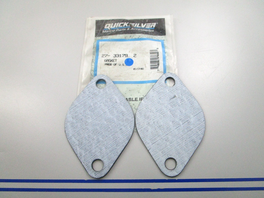 NEW OEM (LOT OF 2) Mercury Quicksilver 27-33179 2 Gasket 0810