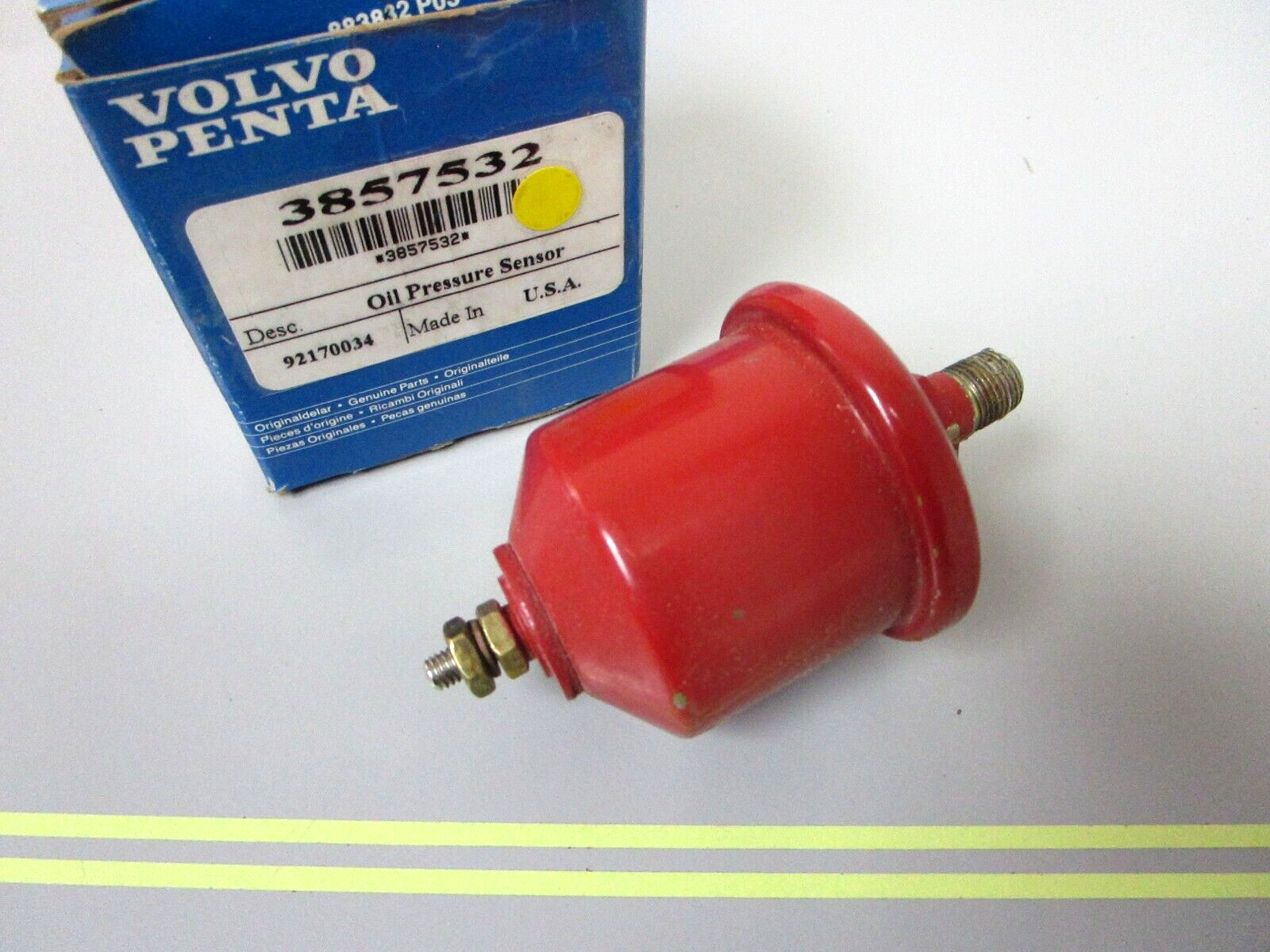 *NEW OEM* 0720 Volvo Penta Oil Pressure Sensor 3857532