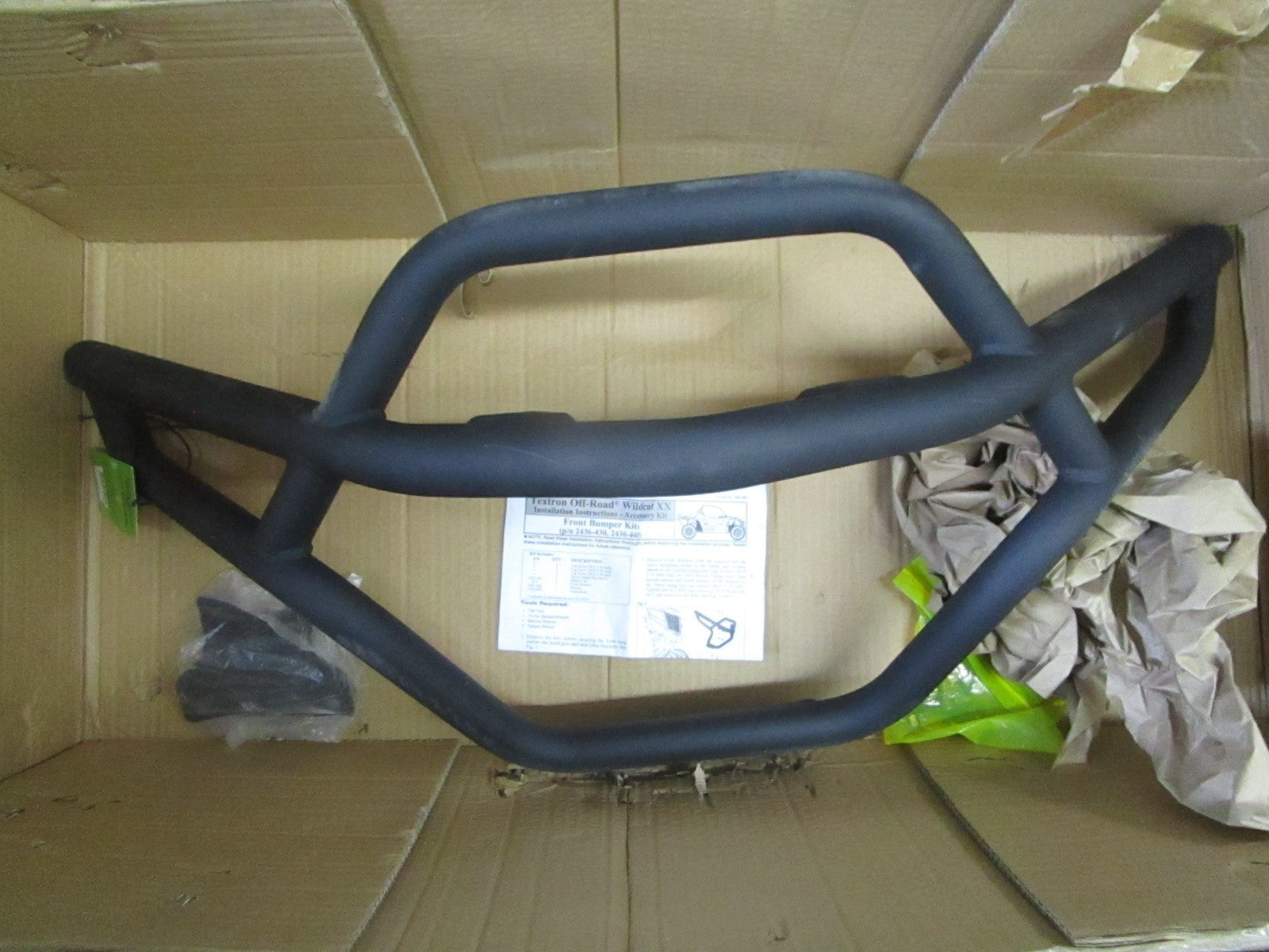 *NEW OEM* 0820 Textron Arctic Cat Wildcat XX Front Bumper Kit 2436-430