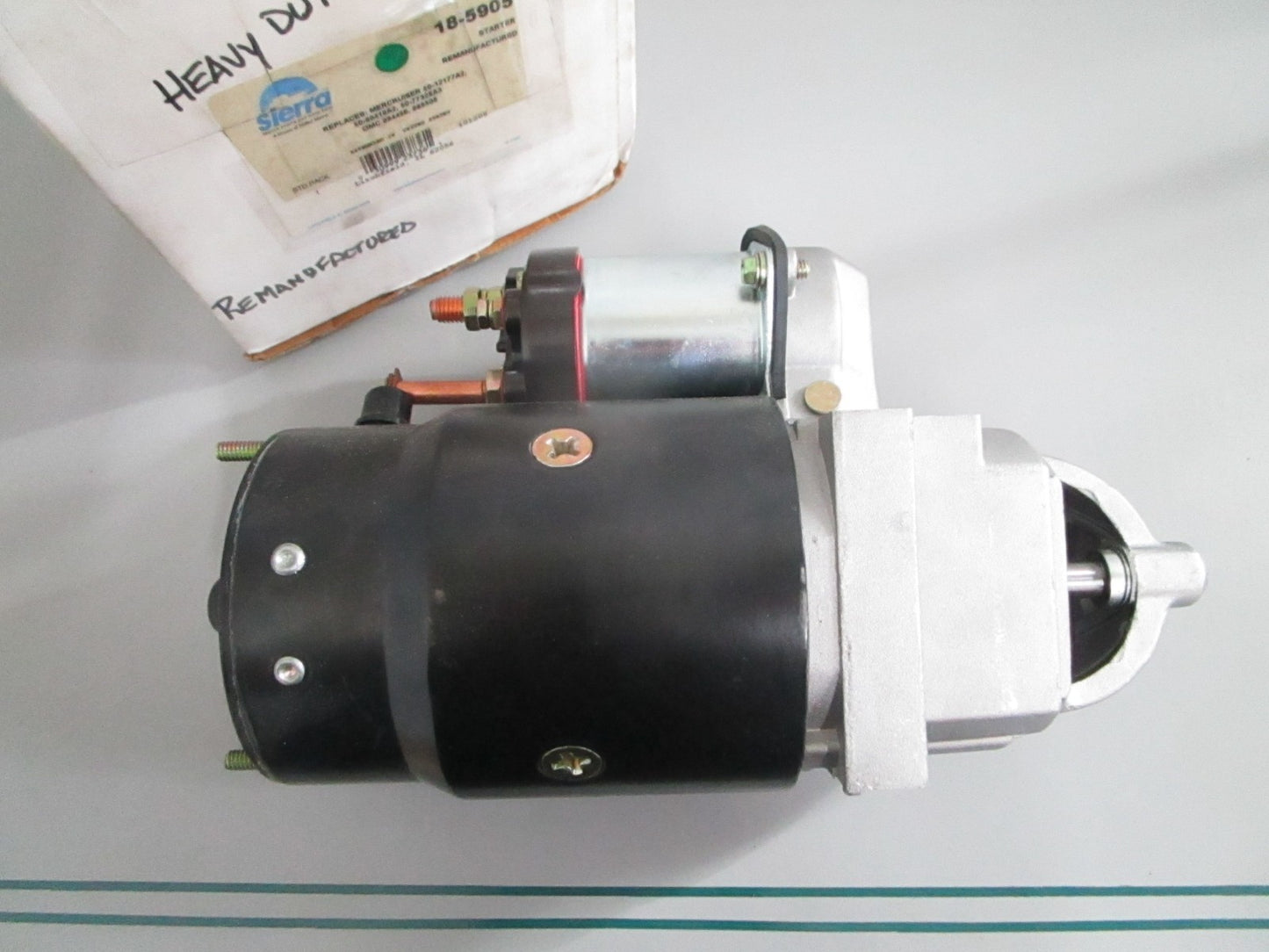 NEW 18-5905 Sierra Reman Starter Rep: 50-12177A2 50-12177A2 MerCruiser 0820
