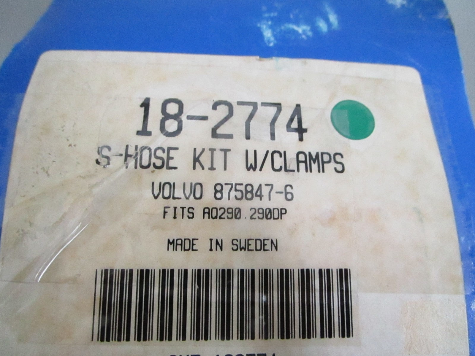 NEW 18-2774 Sierra S-Hose Kit Rep: 875847 Volvo 0820