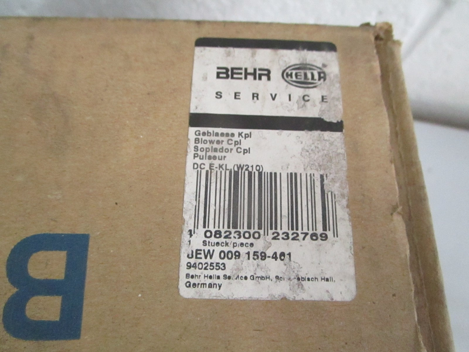 NEW OEM 2108206842 Mercedes-Benz Behr Blower Motor 0820